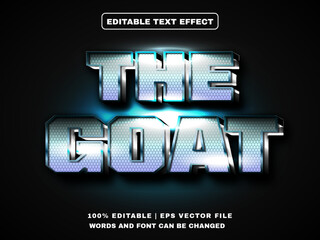 The Goat 3d Editable Text Effect, text mockup