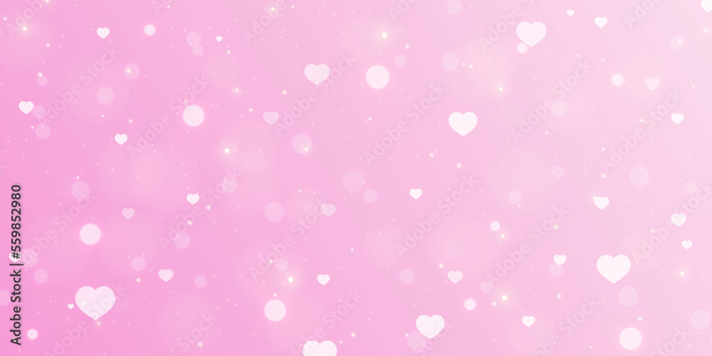 Poster elegant valentine's day background with light effects and gradient. for web design and illustrations