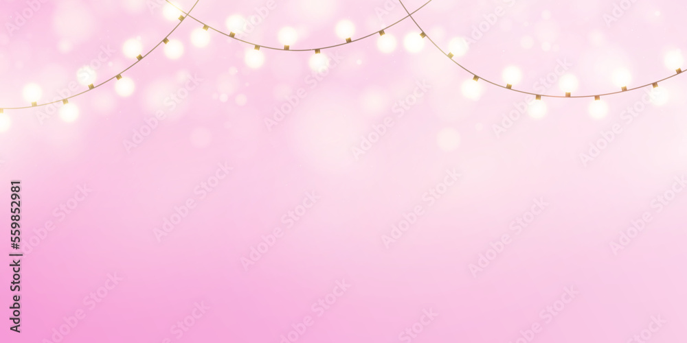 Poster Elegant Valentine's Day background with light effects and gradient. For web design and illustrations.