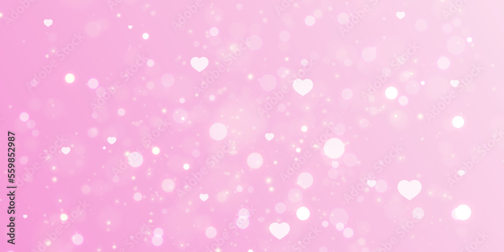 Poster elegant valentine's day background with light effects and gradient. for web design and illustrations