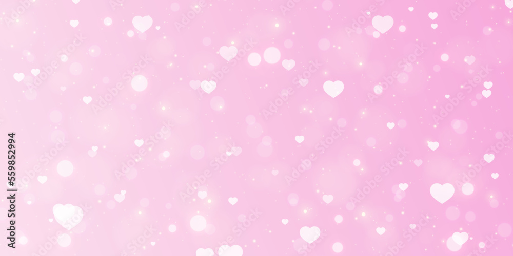 Poster elegant valentine's day background with light effects and gradient. for web design and illustrations