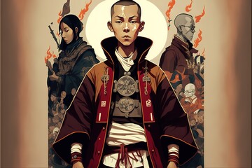 Dark Monk illustration