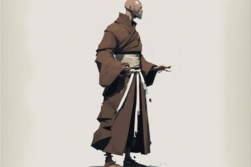 Dark Monk illustration