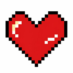 Obraz premium Pixel Heart