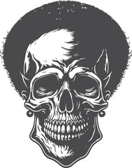 skull afro