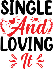 Naklejka premium valentine`s vector svg design 