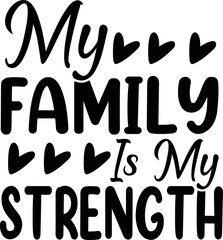 family vector svg design