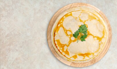 Traditional tasty fresh homemade dish