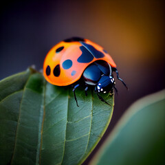 Fototapeta premium lady bugs and bees