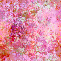 Spring pink blurred layered painted seamless pattern Modern wall art, home decor, web design