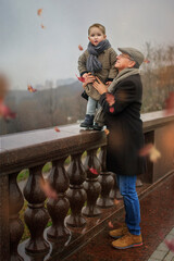 grandfather and grandson