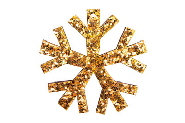 Golden snowflake