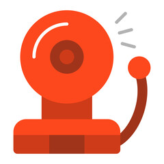 Fire Alarm Flat Icon