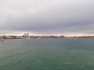 view from the sea