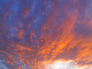 Western Sunset from Snow Canyon Utah.