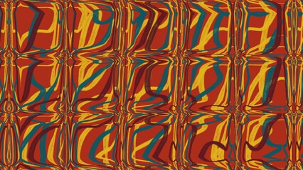 Vector Illustration of abstract vitrage background. Decorative stained glass pattern for design poster, cover, flyer and brochure.