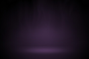 Purple room studio gradient scene for background and display your product