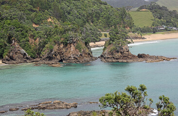 View at Sandy bay - Coromandel Peninsula, New Zealand