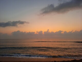 Sunrise at mini Goa, Pondicherry