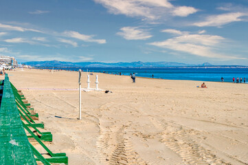 A GUARDAMAR BEACH IN WINTER,SPAIN.