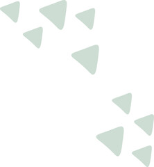 Hand drawn abstract shapes flat icon