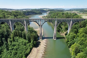 Fototapeta na wymiar great bridge over the river
