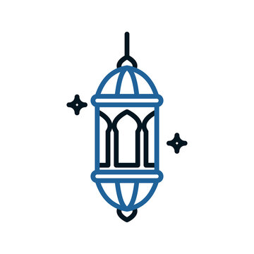 Lantern icon. sign for mobile concept and web design. vector illustration