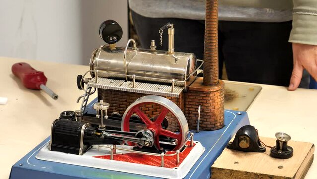 Model of a steam engine
