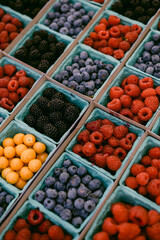 berries at the farmer's market