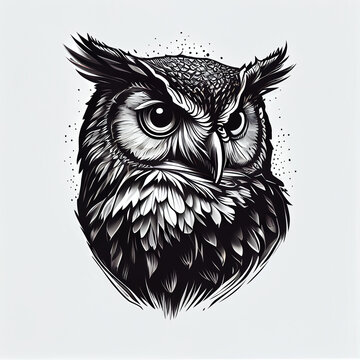 Owl Tattoo Cliparts, Stock Vector and Royalty Free Owl Tattoo Illustrations