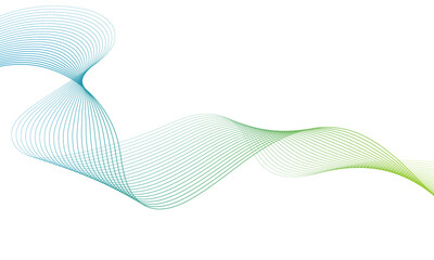 Abstract colorful luxury background with wave element for design.Digital frequency track equalizer.Stylized curved wavy line art background.Wave with lines created using blend tool.Vector illustration