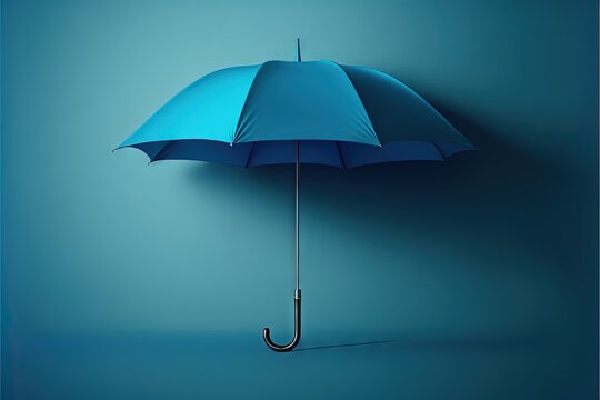 blue umbrella wallpaper