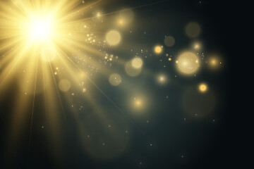Bright beautiful sparks on a background.	
