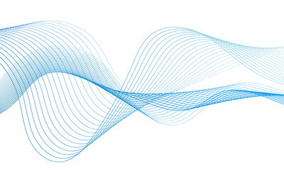 Abstract colorful luxury background with wave element for design.Digital frequency track equalizer.Stylized curved wavy line art background.Wave with lines created using blend tool.Vector illustration