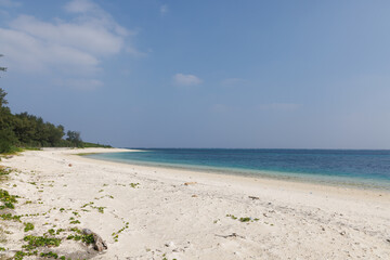 日本の沖縄県のとても美しい海