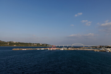 日本の沖縄県のとても美しい海