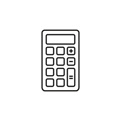 Calculator Icon Vector Illustration Template