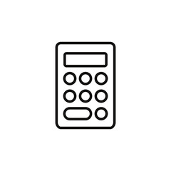 Calculator Icon Vector Illustration Template