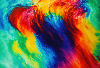 Colorful abstract ink background