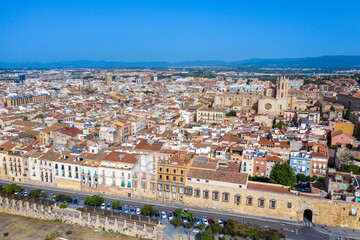 Fototapeta na wymiar View of Catalan city Tarragona, Spain 