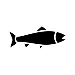 Fototapeta na wymiar Fish icon. sign for mobile concept and web design. vector illustration