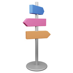 3d realistic signboard