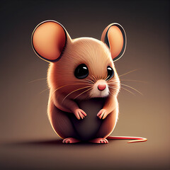 mouse with cheese  Generative AI 