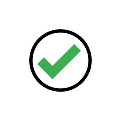 Check Mark, Checklist, Tick Icon Vector Logo Template