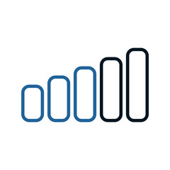 Signal bar icon. sign for mobile concept and web design. vector illustration