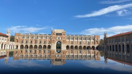 Rice university - a private research university in Houston, Texas.