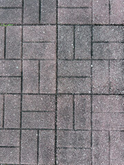 Obraz premium Reddish cobblestone pavement