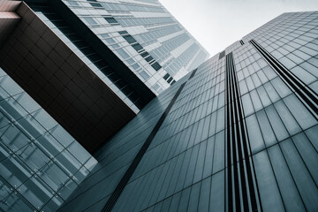 Fototapeta na wymiar modern business skyscrapers