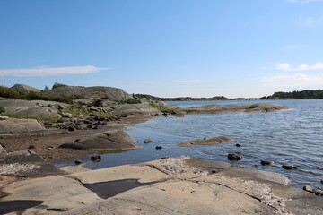 Fototapeta na wymiar Summer at Stora Amundön island in Gothenburg, Sweden