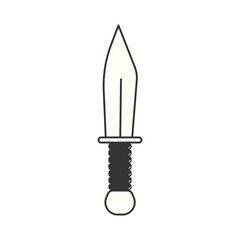 illustration of small dagger